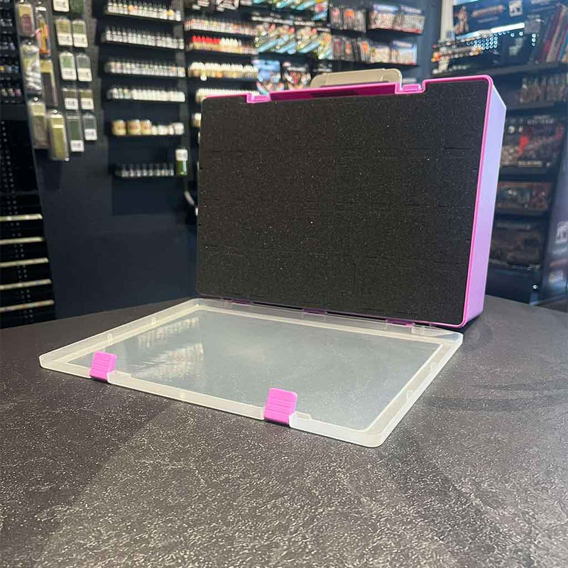 108 Slot Protective Miniatures Case - Purple