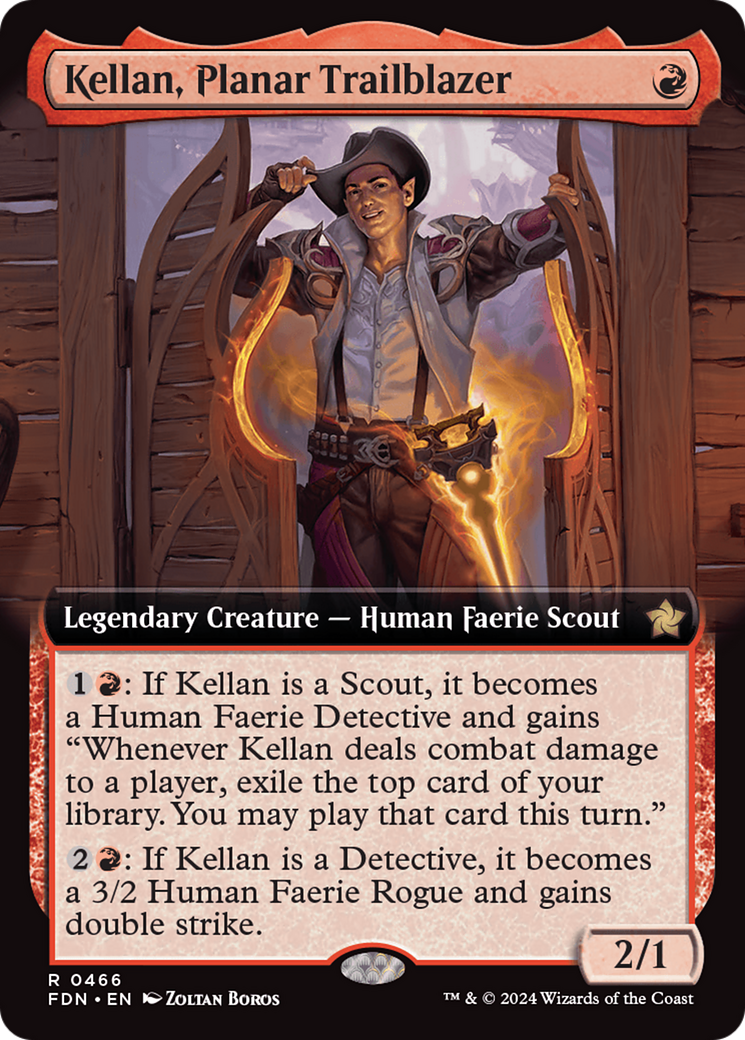 Kellan, Planar Trailblazer (Extended Art) [Foundations]