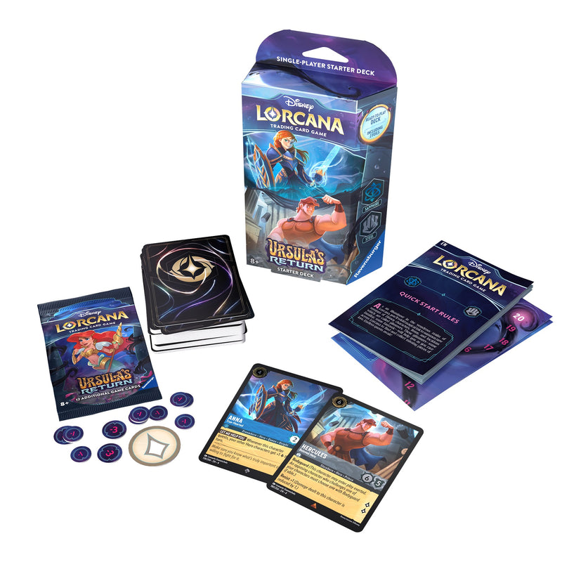 Disney Lorcana: Ursula's Return - Starter Deck (Sapphire & Steel)