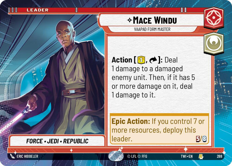 Mace Windu - Vaapad Form Master (Hyperspace) (288) [Twilight of the Republic]