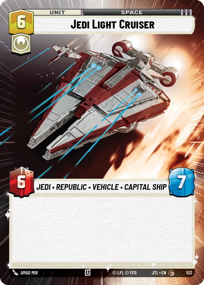 Jedi Light Cruiser (Hyperspace) (513) [Jump to Lightspeed]