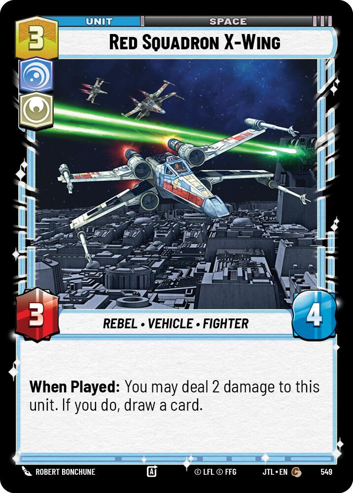 Red Squadron X-Wing (Foil) (549) [Jump to Lightspeed]