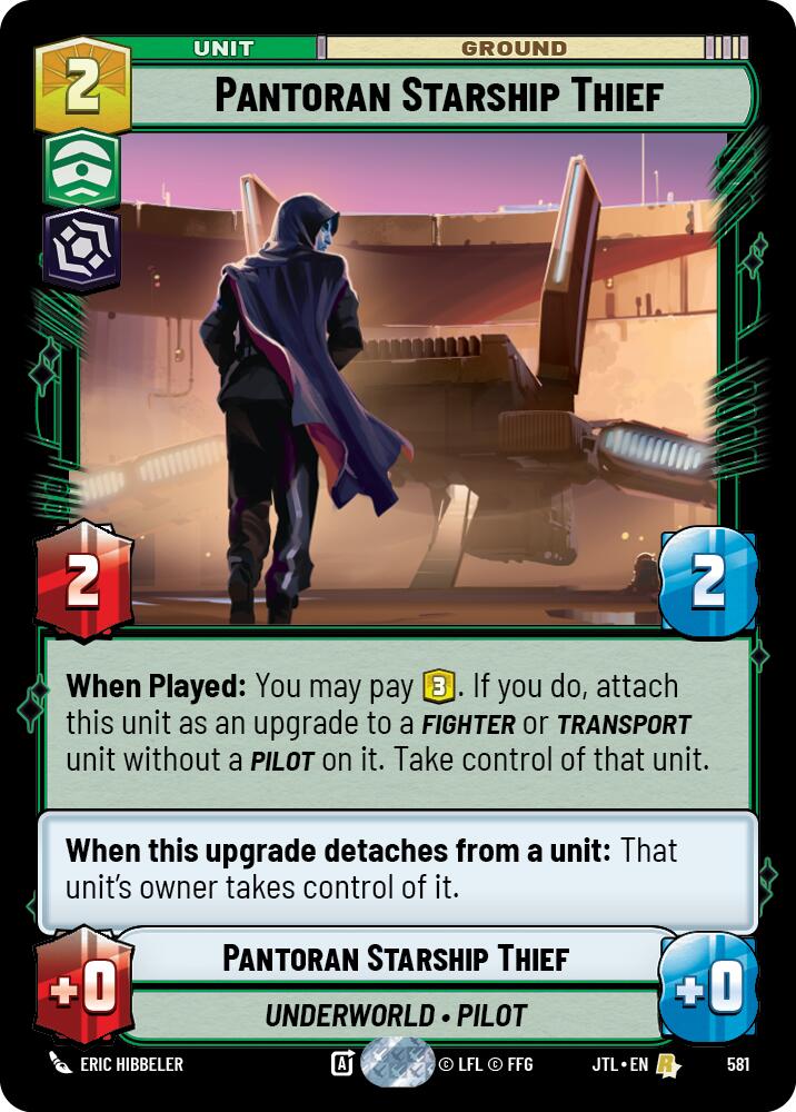 Pantoran Starship Thief (Foil) (581) [Jump to Lightspeed]