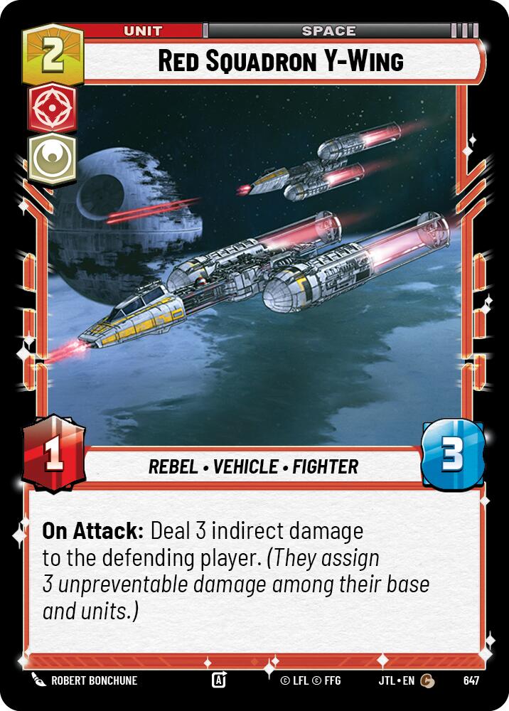 Red Squadron Y-Wing (Foil) (647) [Jump to Lightspeed]