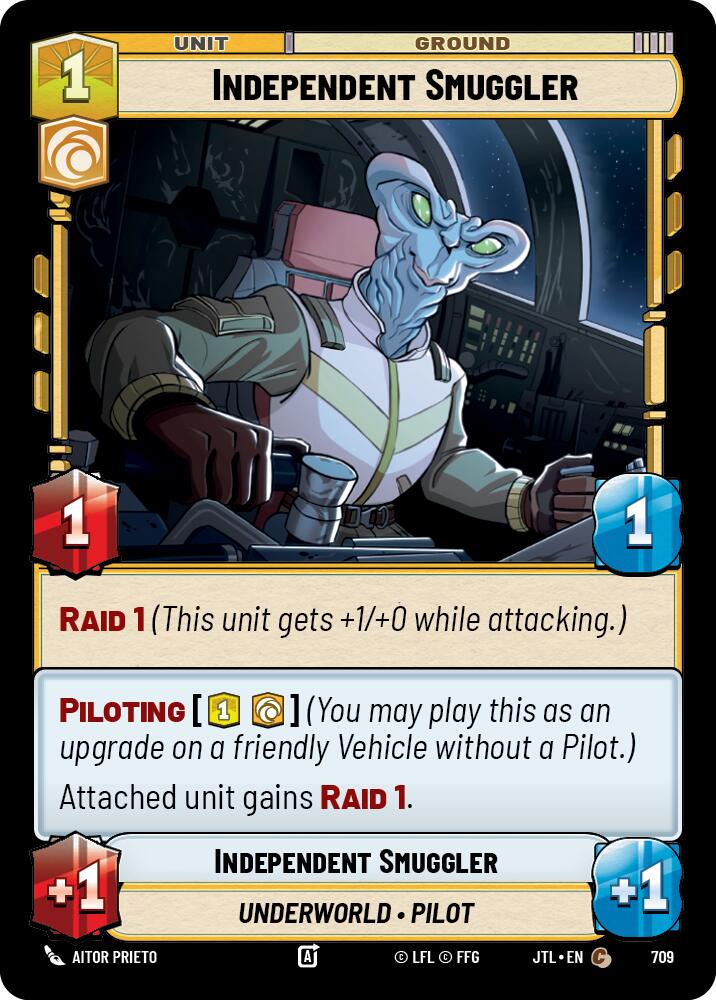 Independent Smuggler (Foil) (709) [Jump to Lightspeed]