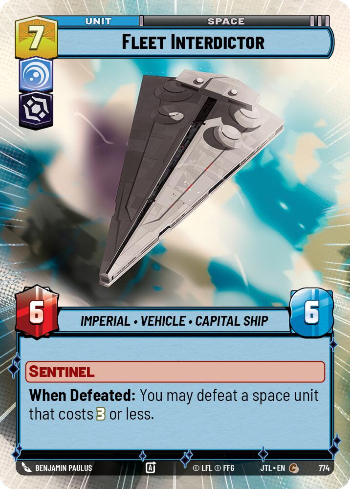 Fleet Interdictor (Hyperspace Foil) (774) [Jump to Lightspeed]