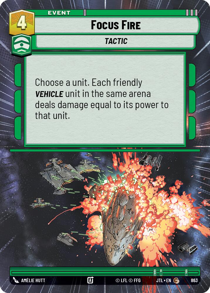 Focus Fire (Hyperspace Foil) (863) [Jump to Lightspeed]