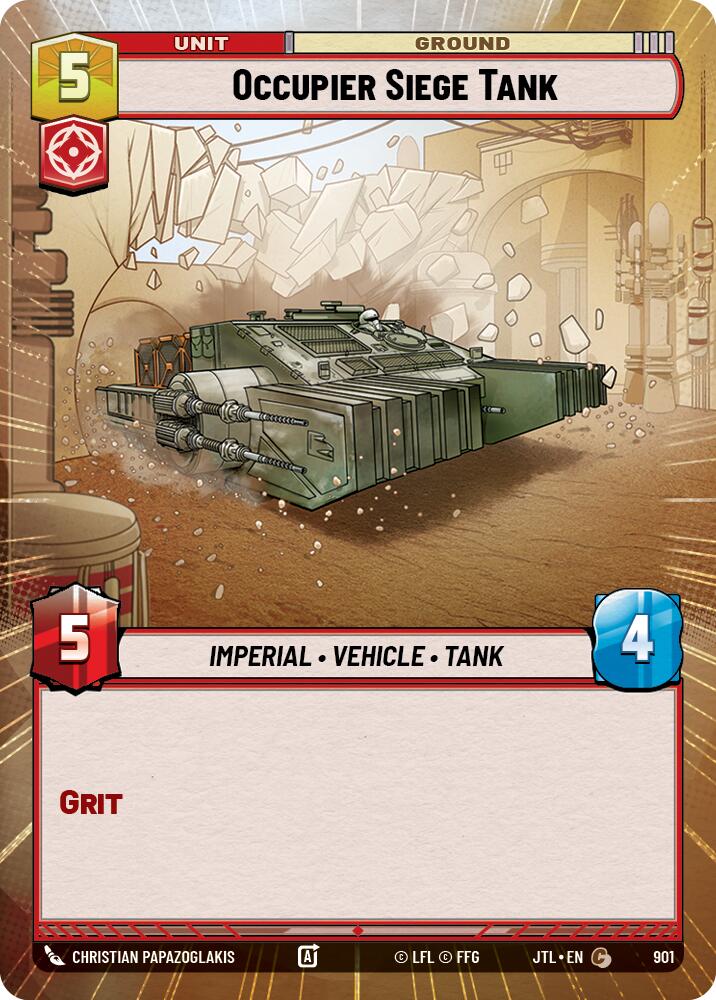 Occupier Siege Tank (Hyperspace Foil) (901) [Jump to Lightspeed]