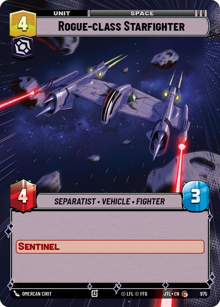 Rogue-class Starfighter (Hyperspace Foil) (975) [Jump to Lightspeed]