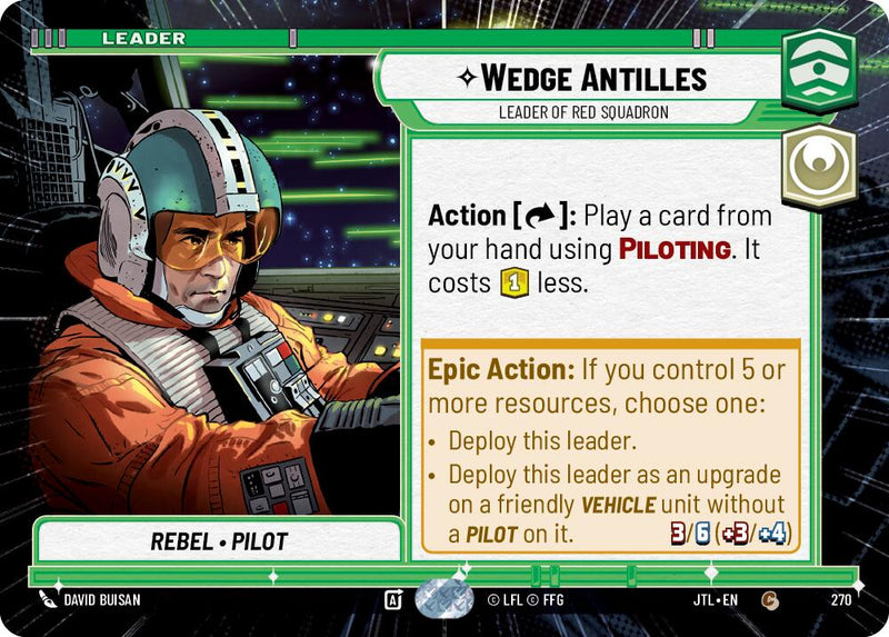 Wedge Antilles - Leader of Red Squadron (Hyperspace) (270) [Jump to Lightspeed]