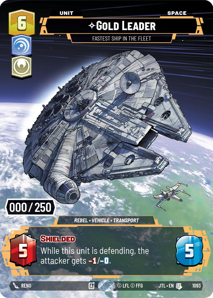 Gold Leader - Fastest Ship in the Fleet (Serialized 191/250) (1093) [Jump to Lightspeed]