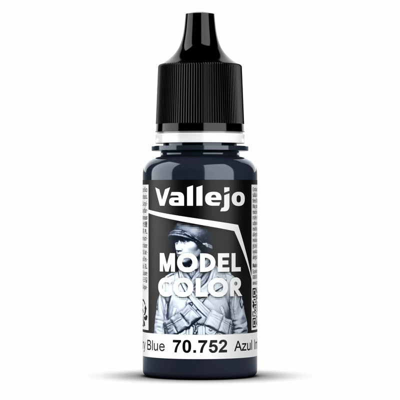 Vallejo Model Colour - Infantry Blue Paint (Single Bottle 18ml)