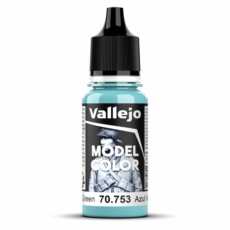 Vallejo Model Colour - Light Blue Green (Single Bottle 18ml)