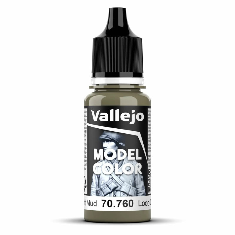 Vallejo Model Colour - Light Mud (Single Bottle 18ml)