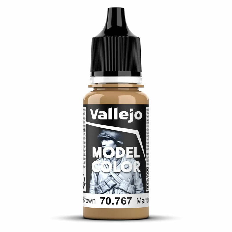 Vallejo Model Colour - Desert Brown (Single Bottle 18ml)