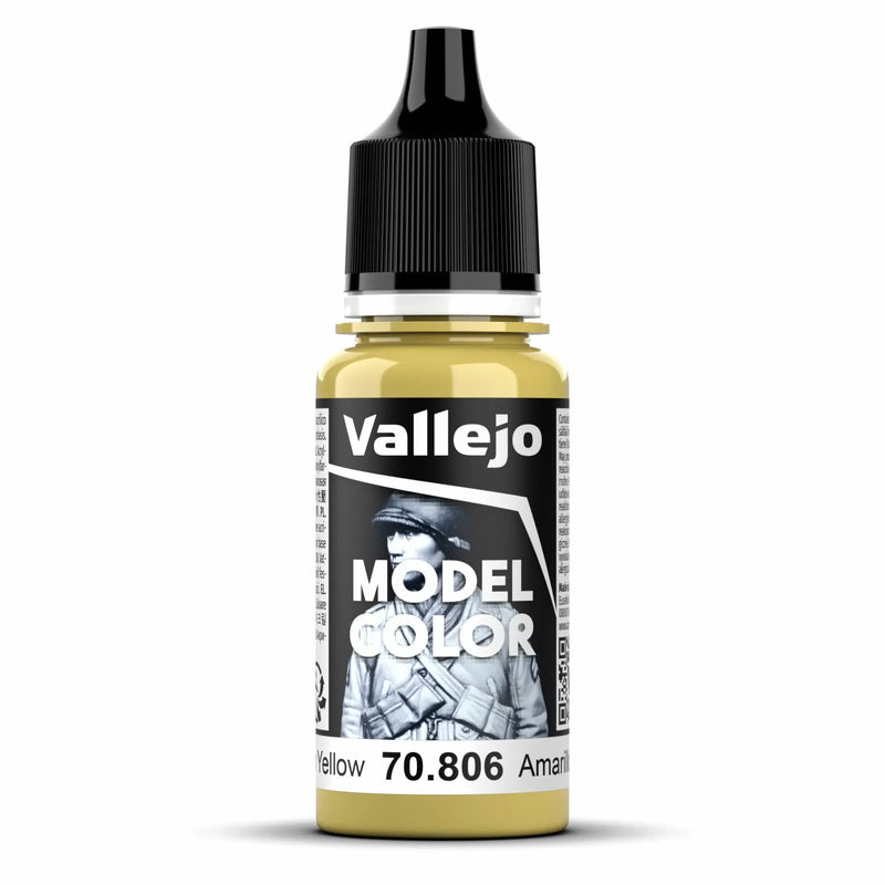 Vallejo Model Colour - German Yellow Paint (Single Bottle 18ml)