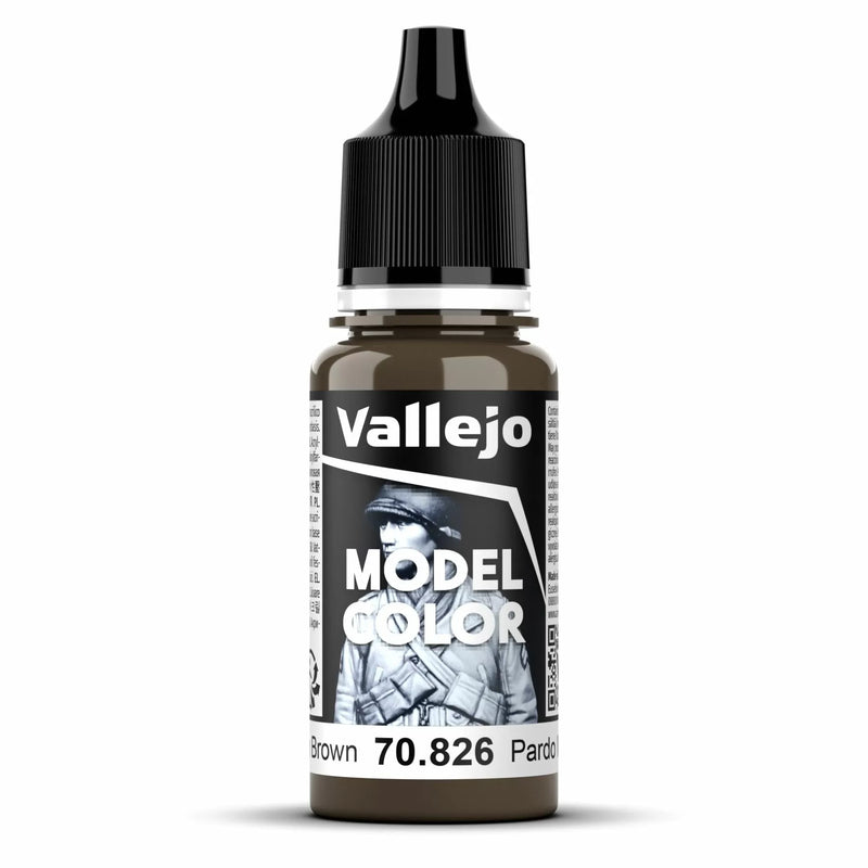 Vallejo Model Colour - Medium Brown (Single Bottle 18ml)