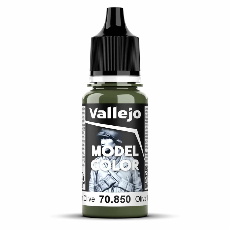 Vallejo Model Colour - Medium Olive (Single Bottle 18ml)