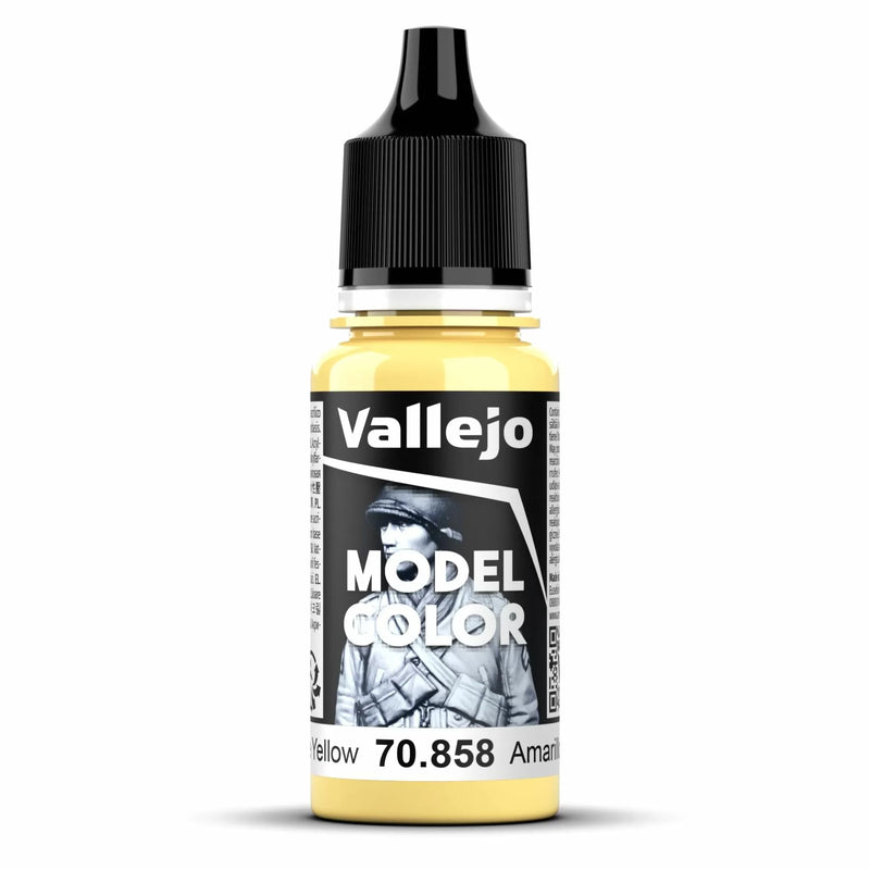 Vallejo Model Colour - Ice Yellow Paint (Single Bottle 18ml)