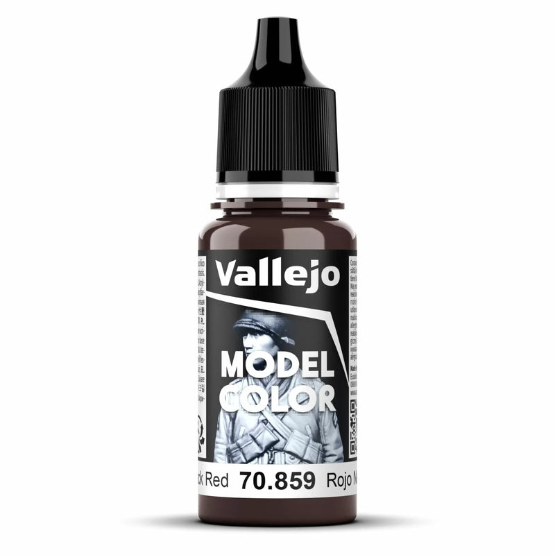 Vallejo Model Colour - Black Red Paint (Single Bottle 18ml)