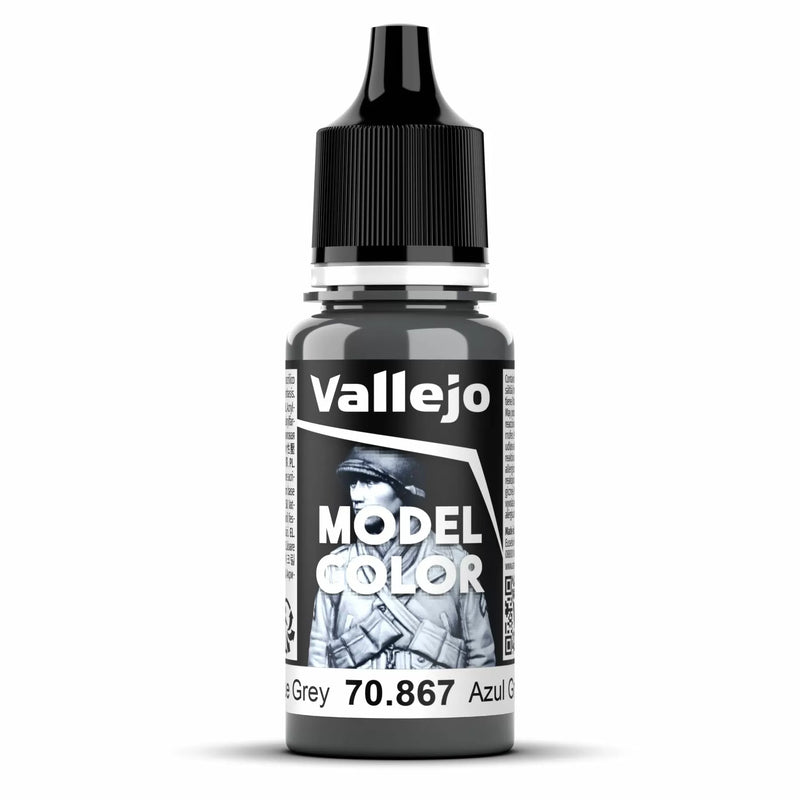 Vallejo Model Colour - Dark Blue Grey (Single Bottle 18ml)