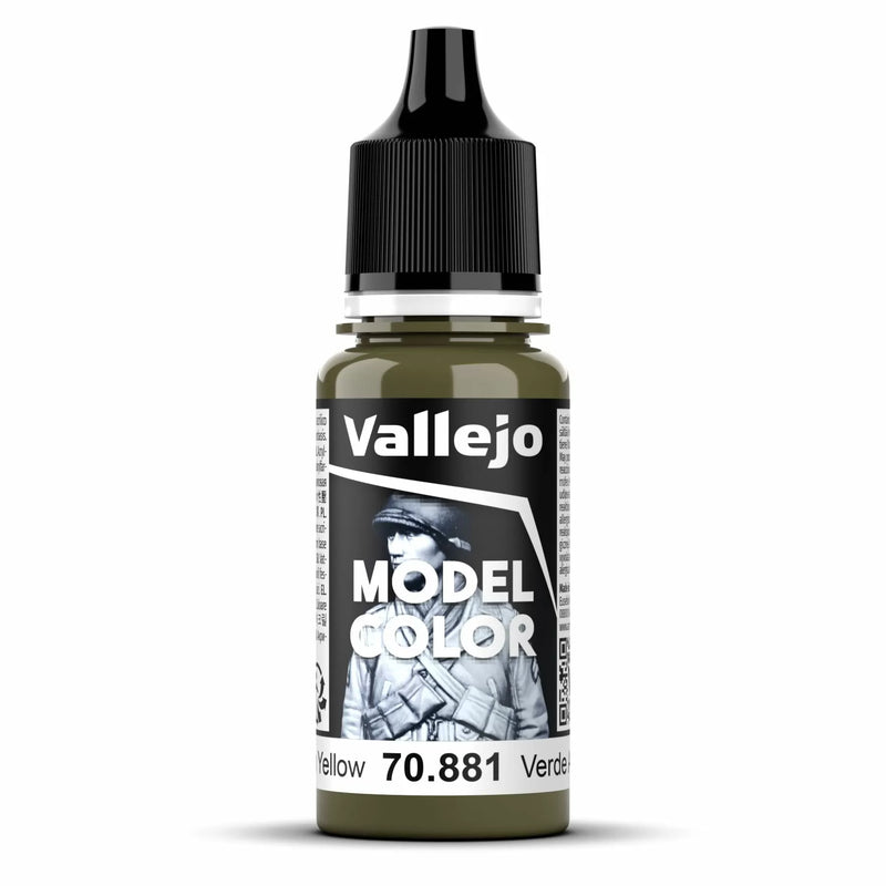 Vallejo Model Colour - Green Yellow Paint (Single Bottle 18ml)