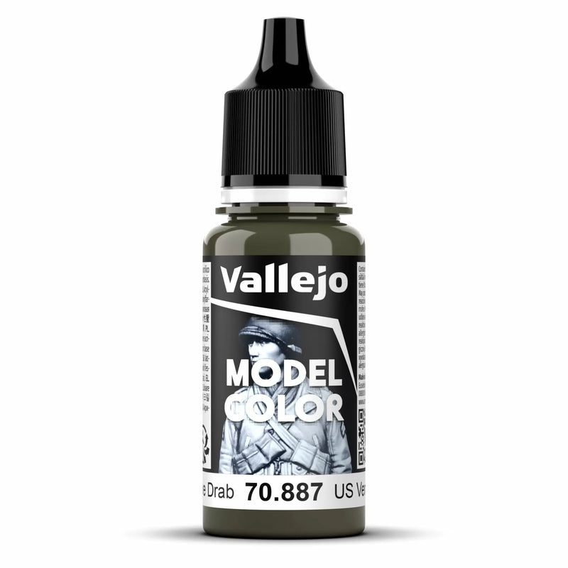 Vallejo - Model Colour - US Olive Drab (Single Bottle 18ml)