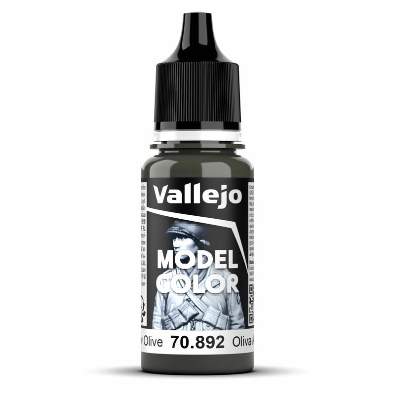 Vallejo - Model Colour - Yellow Olive (Single Bottle 18ml)