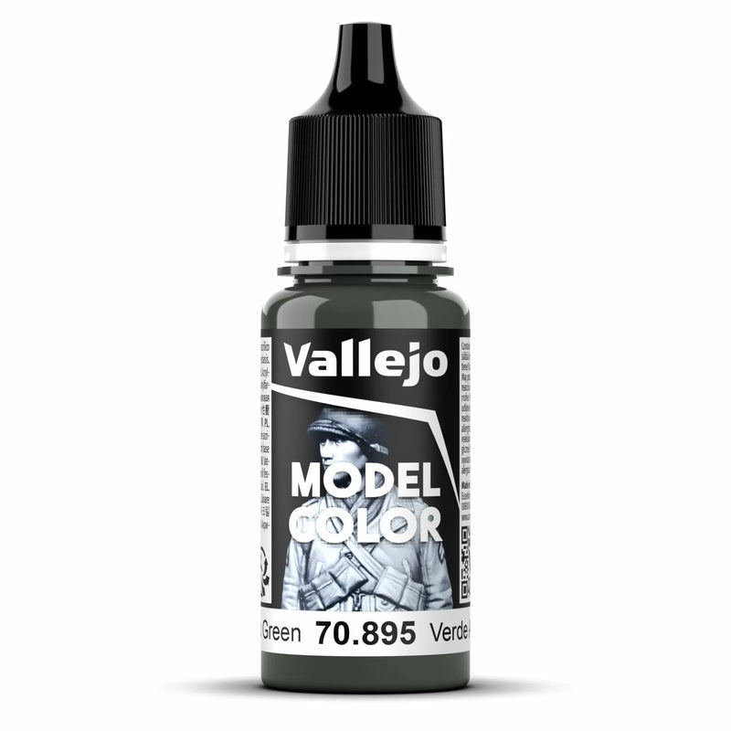 Vallejo Model Colour - Gunship Green Paint (Single Bottle 18ml)