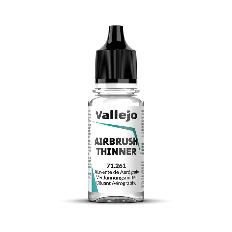 Vallejo - Auxiliaries - Airbrush Thinner (Single Bottle 18ml)