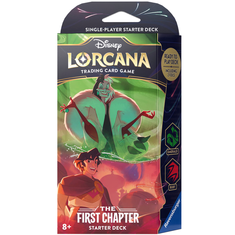 Disney Lorcana The First Chapter - Starter Deck (Emerald & Ruby)