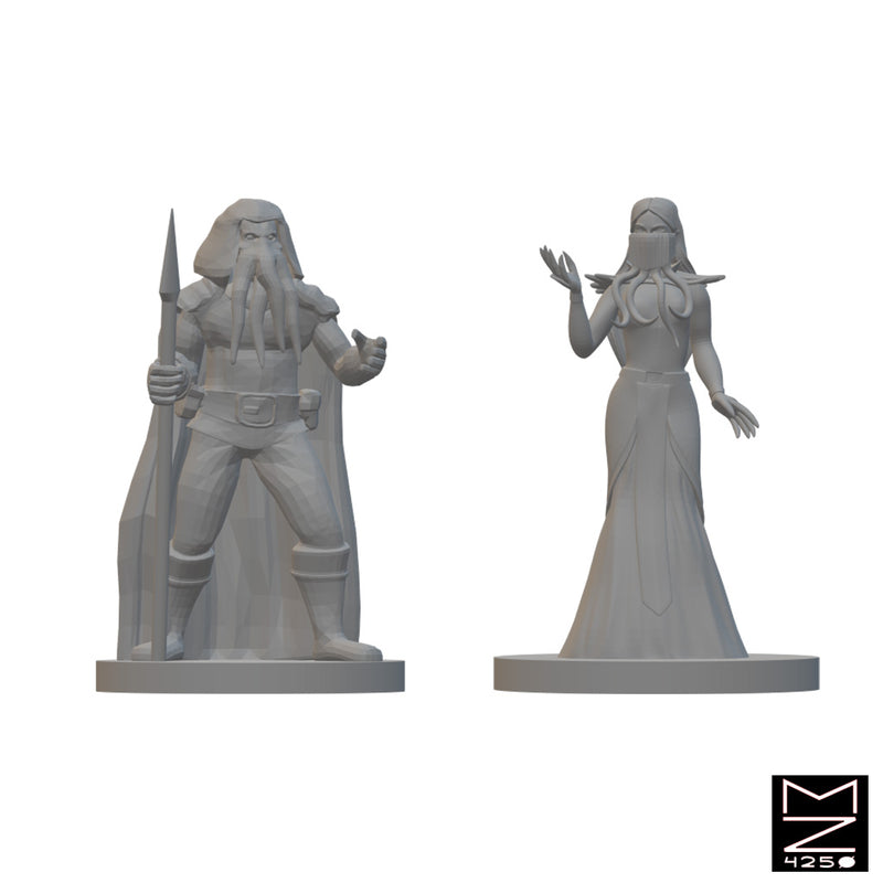 Aberration Spellcasters | BeaMini Unpainted RPG Miniatures