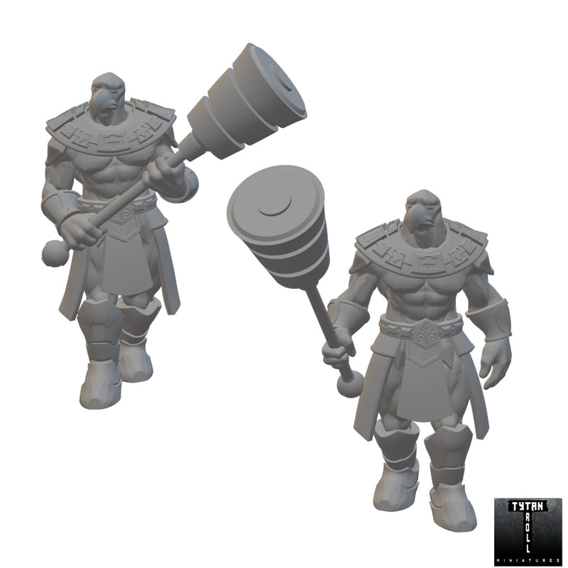 Amber Golem | BeaMini Unpainted RPG Miniatures