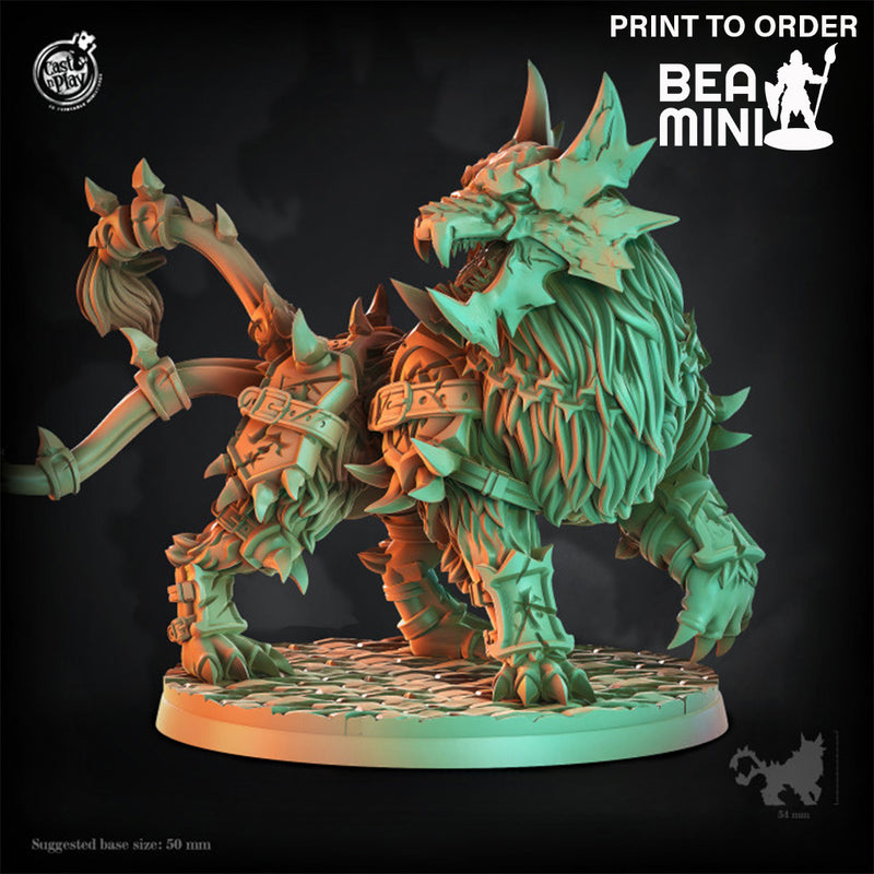 Amored Warbeast | BeaMini Print to Order Miniatures