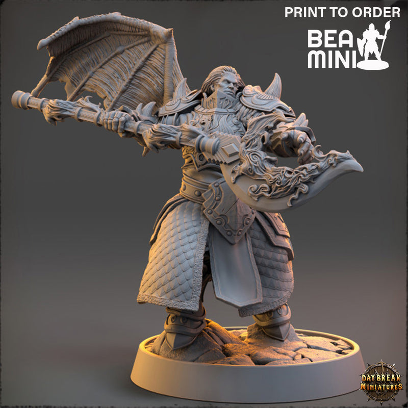 Archduke Staufer Emberbane - The Protectors of the Cleansing Fire | BeaMini Print to Order Miniatures