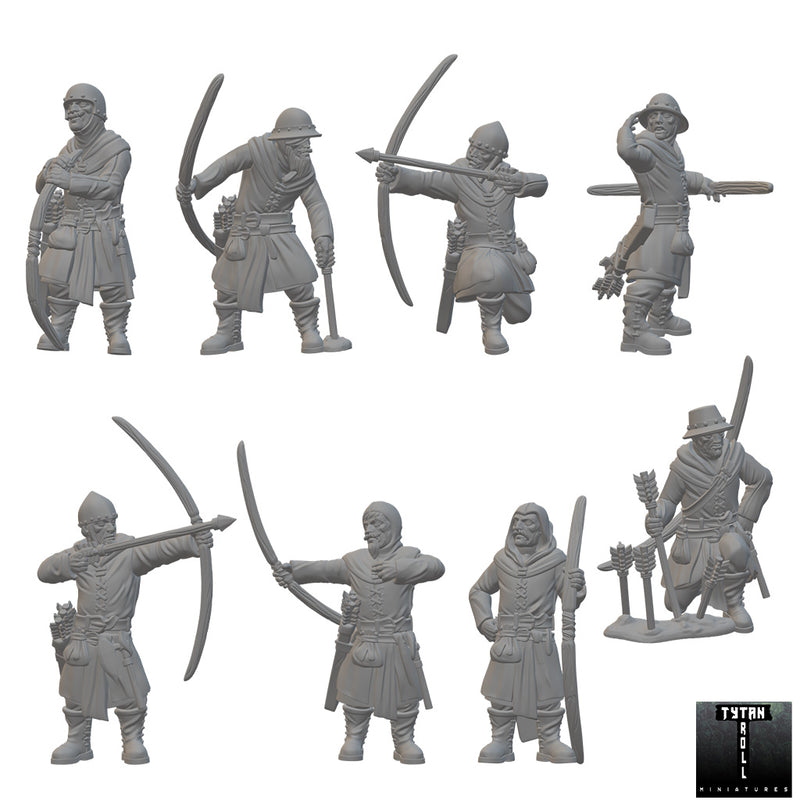 Archer Unit | BeaMini Unpainted RPG Miniatures