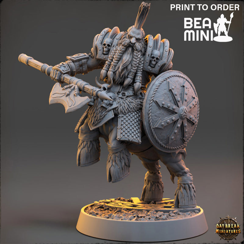 Arnan Stonecold - Deviant Dwarves of the Pandemonium | BeaMini Print to Order Miniatures