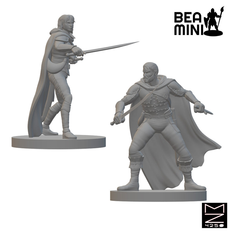 Bandits (Wave 2) | BeaMini Unpainted RPG Miniatures