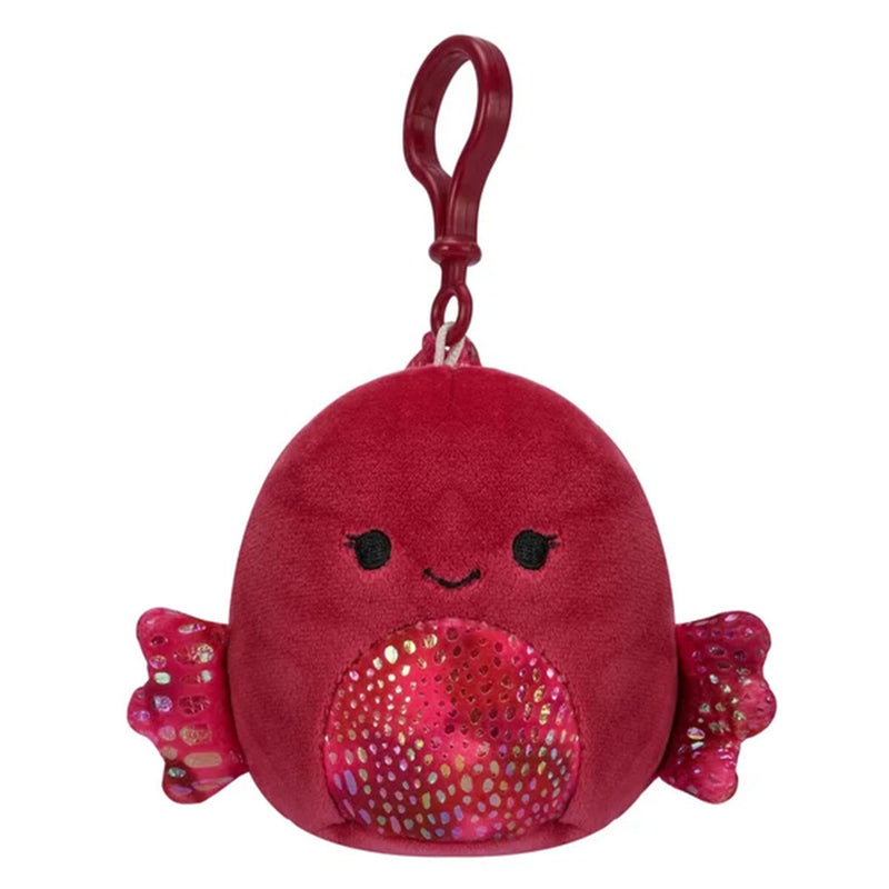 Barella The Raspberry Betta Fish - Squishmallows Clip On (8.8cm/3.5")