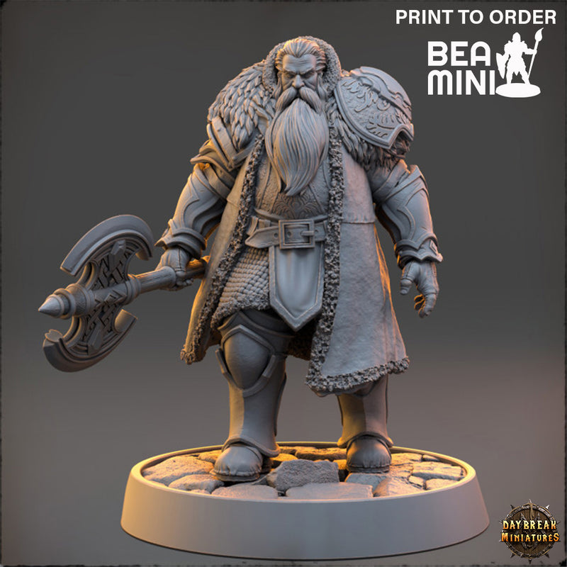 Baron Umber Blazeon | BeaMini Print to Order Miniatures