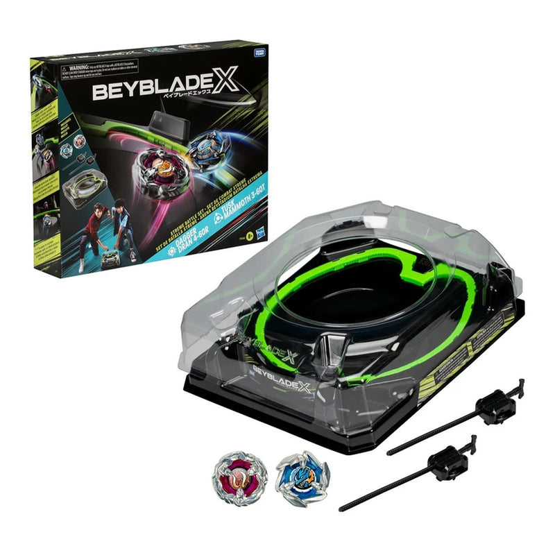 Beyblade X - Xtreme Battle Set - Dagger Dran 4-60R & Tusk Mammoth 3-60T