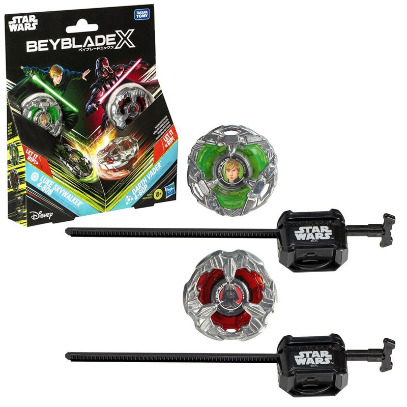 Beyblade X - Star Wars Collab Pack - Luke Skywalker 4-80b vs Darth Vader 4-60p