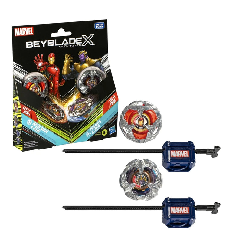 Beyblade X - Marvel Collab Multipack - Iron Man 4-80B vs. Thanos 4-60B