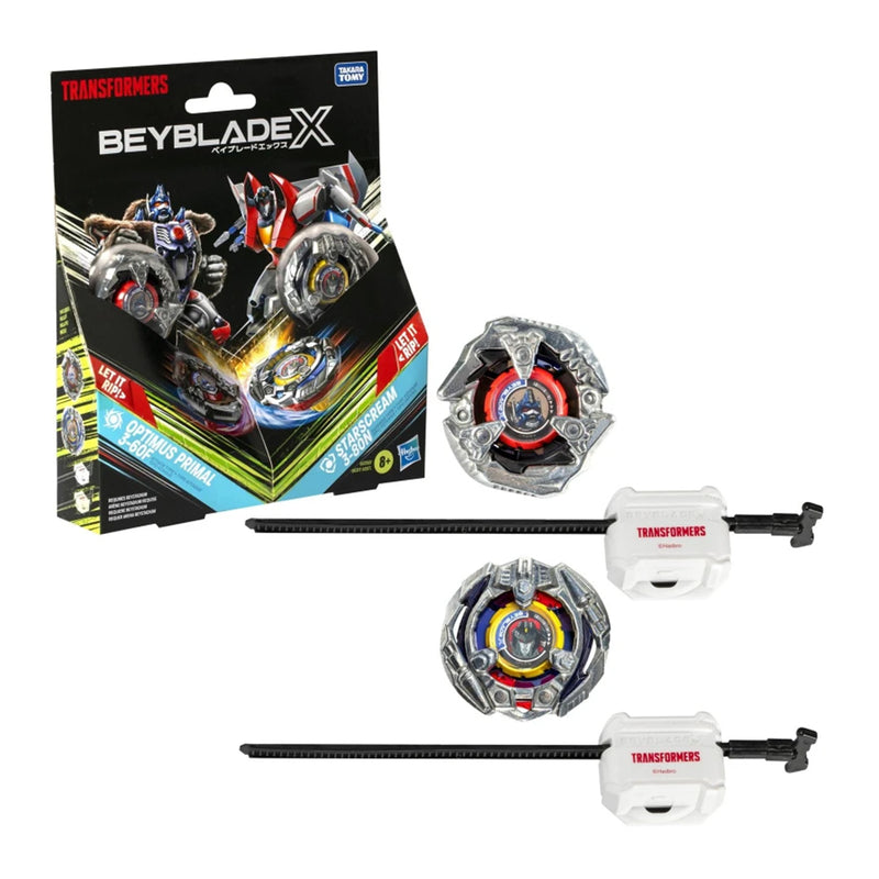 Beyblade X - Transformers Collab Pack - Optimus Primal 3-60F & Starscream 3-80N