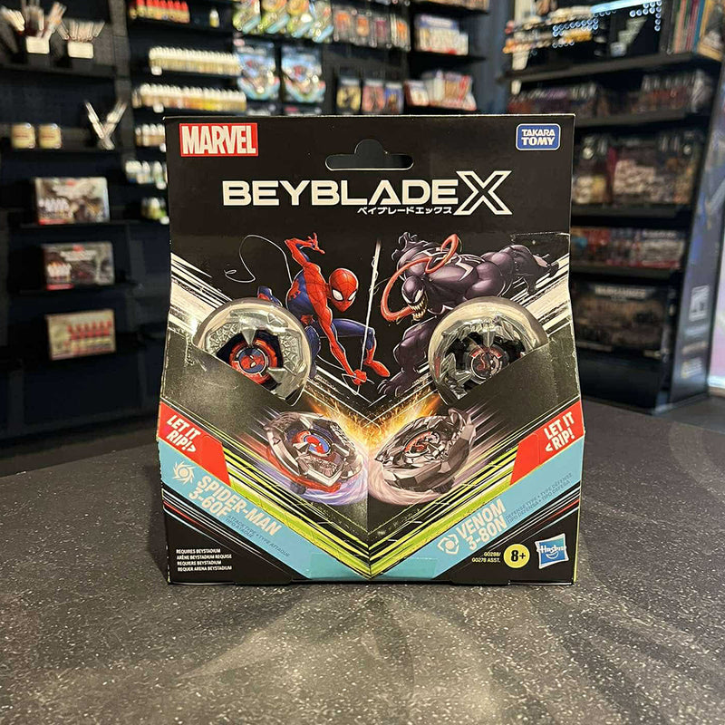 Beyblade X - Marvel Collab Multipack Spider-Man 3-60F & Venom 3-80N