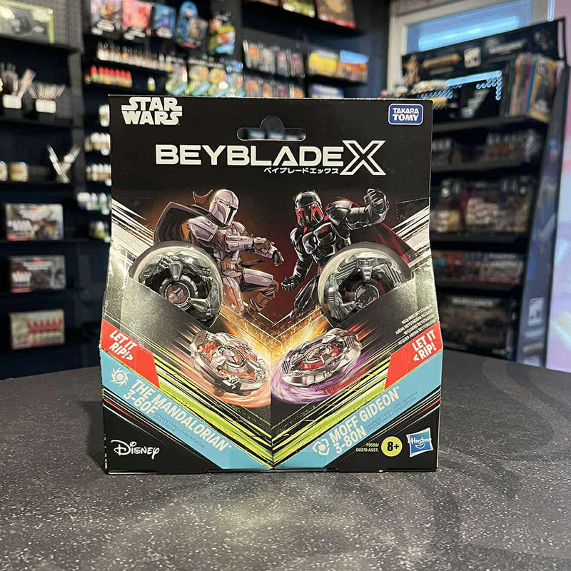 Beyblade X - Star Wars Collab Pack - The Mandalorian 3-60F vs. Moff Gideon 3-80N