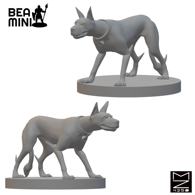 Blink Dogs | BeaMini Unpainted RPG Miniatures