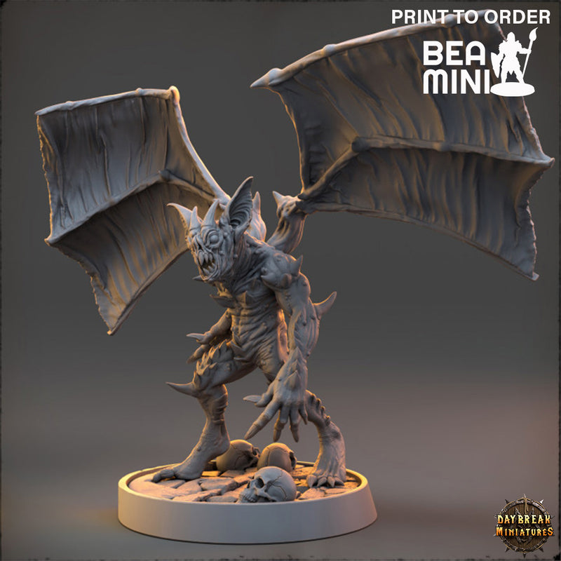 Blood Wing Faber, Werebat | BeaMini Print to Order Miniatures