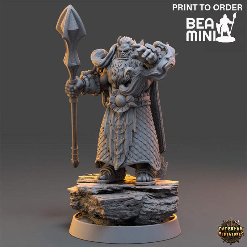 Bodraz of the Void - Orc Wizard | BeaMini Print to Order Miniatures