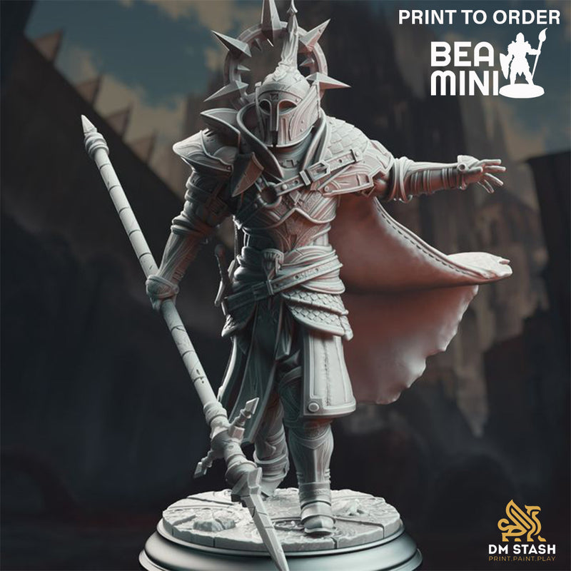 Bodyguard Knight - Roland the Dutiful | BeaMini Print to Order Miniatures